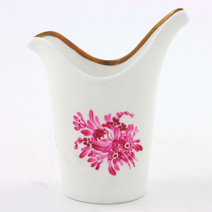 Stig Lindberg (1949) Creamer with Pink Flowers Decor 9 cm