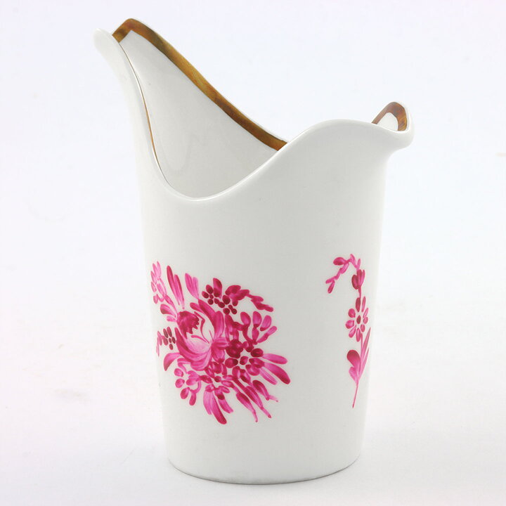Stig Lindberg (1949) Creamer with Pink Flowers Decor 9 cm