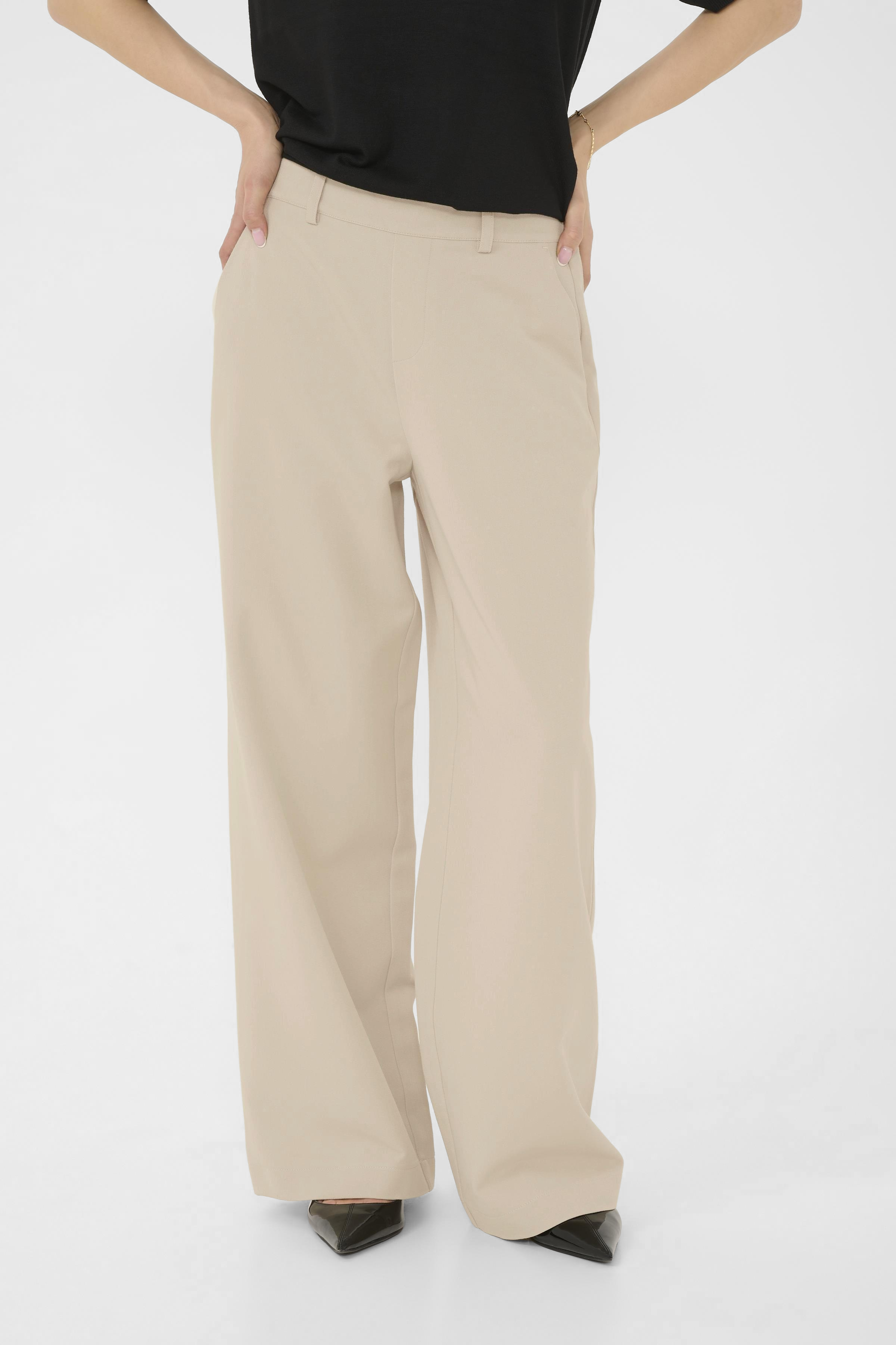 KAvalley Pants Feather Gray Ljus vid byxa