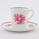 Stig Lindberg (1949) Coffee Cup with Pink Flowers Decor 7 cm  [Sample Images]