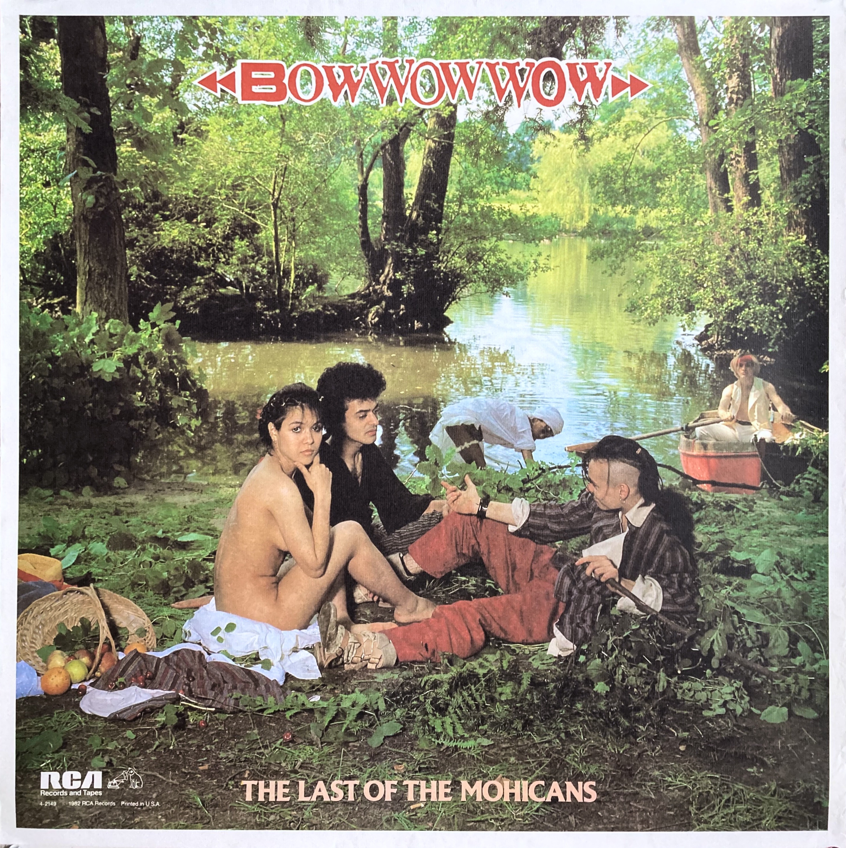 BOW WOW WOW - The Last Of The Mohicans (1982) LP Promo poster