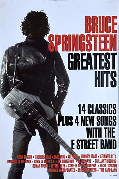 BRUCE SPRINGSTEEN - Greatest Hits (1995) LP Promo poster