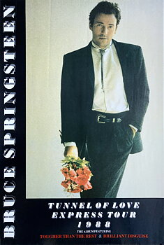 BRUCE SPRINGSTEEN - Tunnel Of Love Express Tour (1988) Promo poster