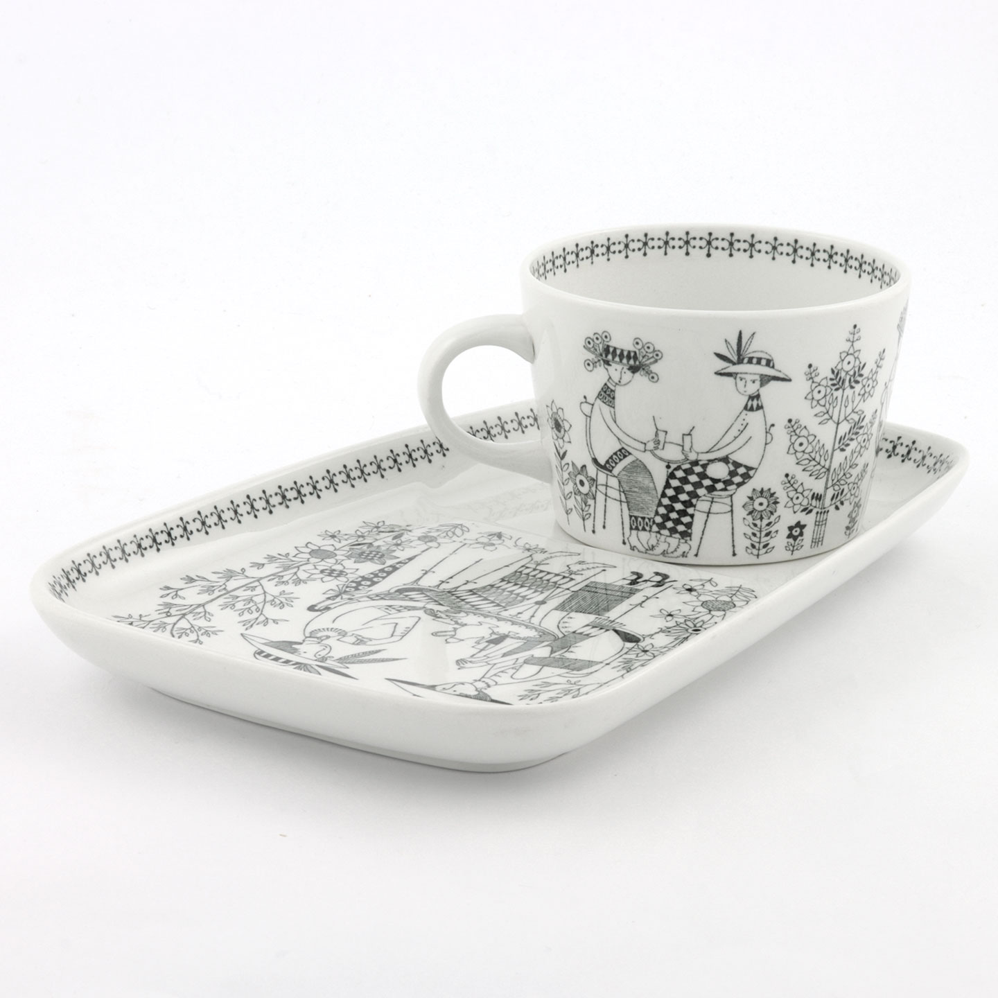 【希少品】ARABIA ウオシッキネン エラント協同組合75周年 ARABIA Raija Uosikkinen / ライヤ・ウオシッキネン KALEVAL