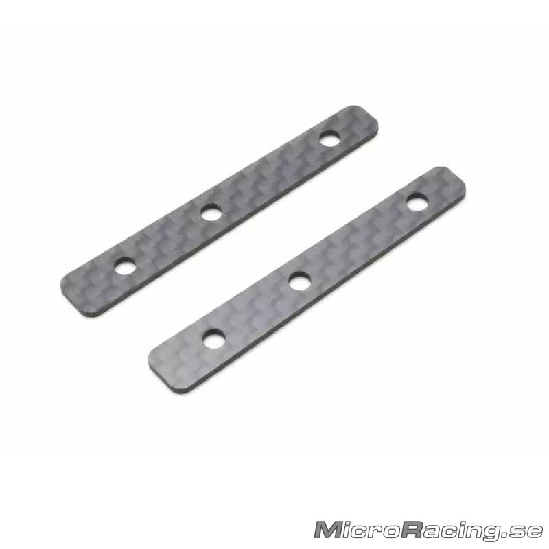 KYOSHO - Carbon Rear Torque Rod Plate, 2pcs