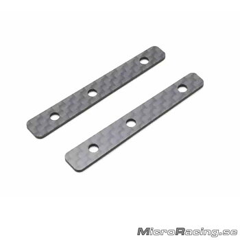 KYOSHO - Carbon Rear Torque Rod Plate, 2pcs