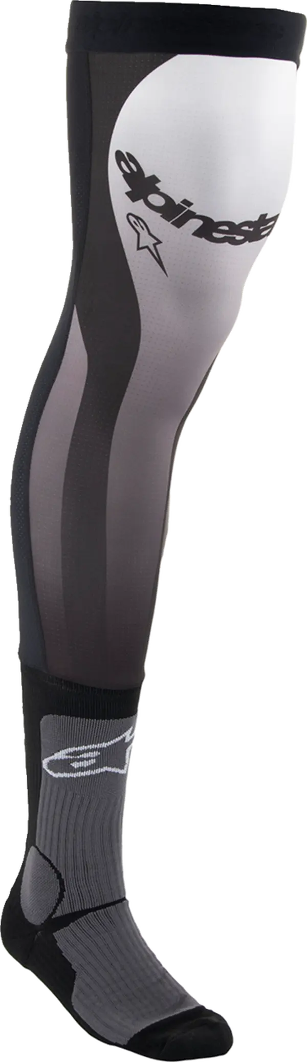 SOCK KNEE BRACE BLK/WT