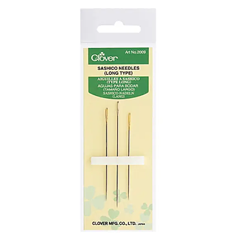 Sashiko nålar med spets Clover 3-pack