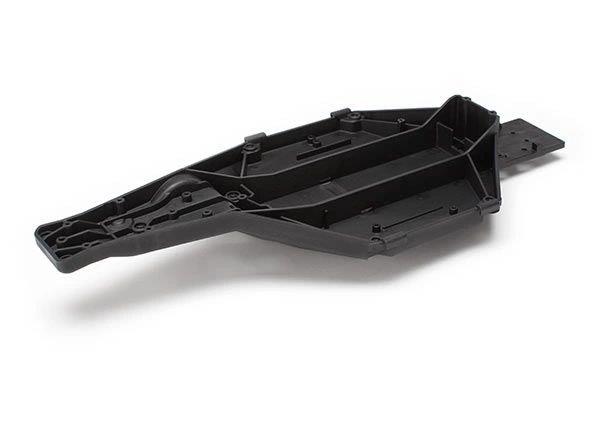 Traxxas Chassi LCG Bottenplatta Svart Slash 2WD
