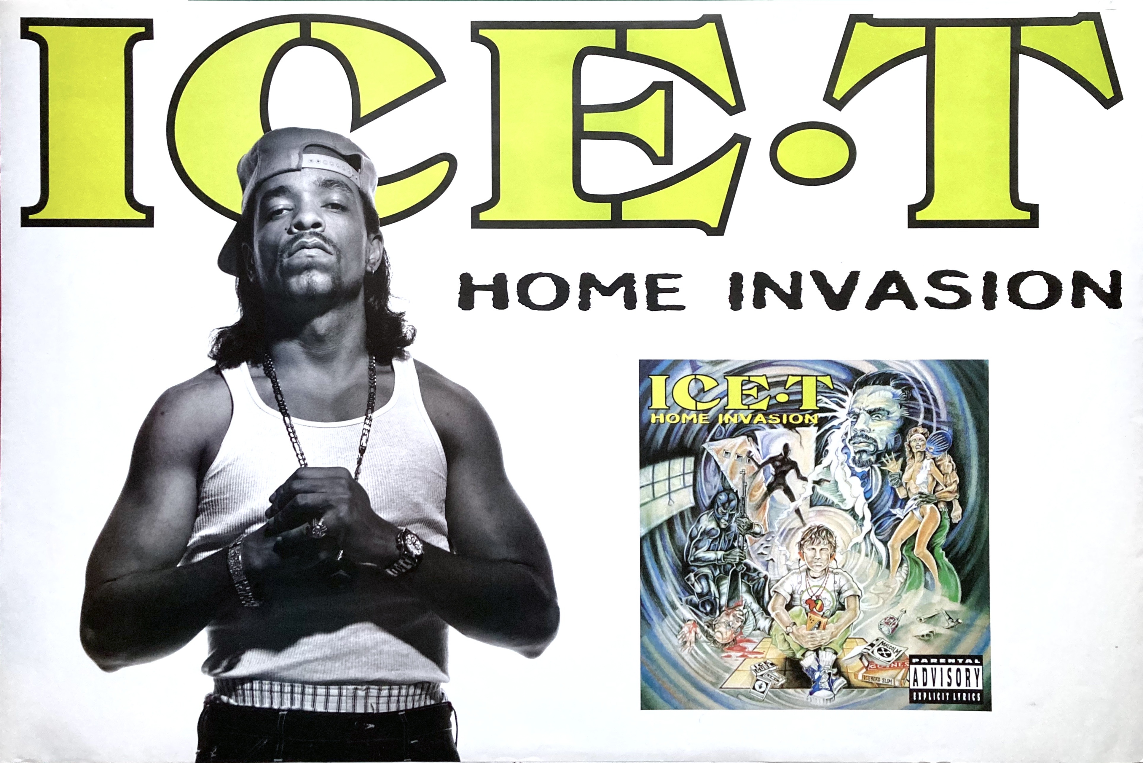 ICE-T - Home Invasion (1993) LP Promoaffisch - 2