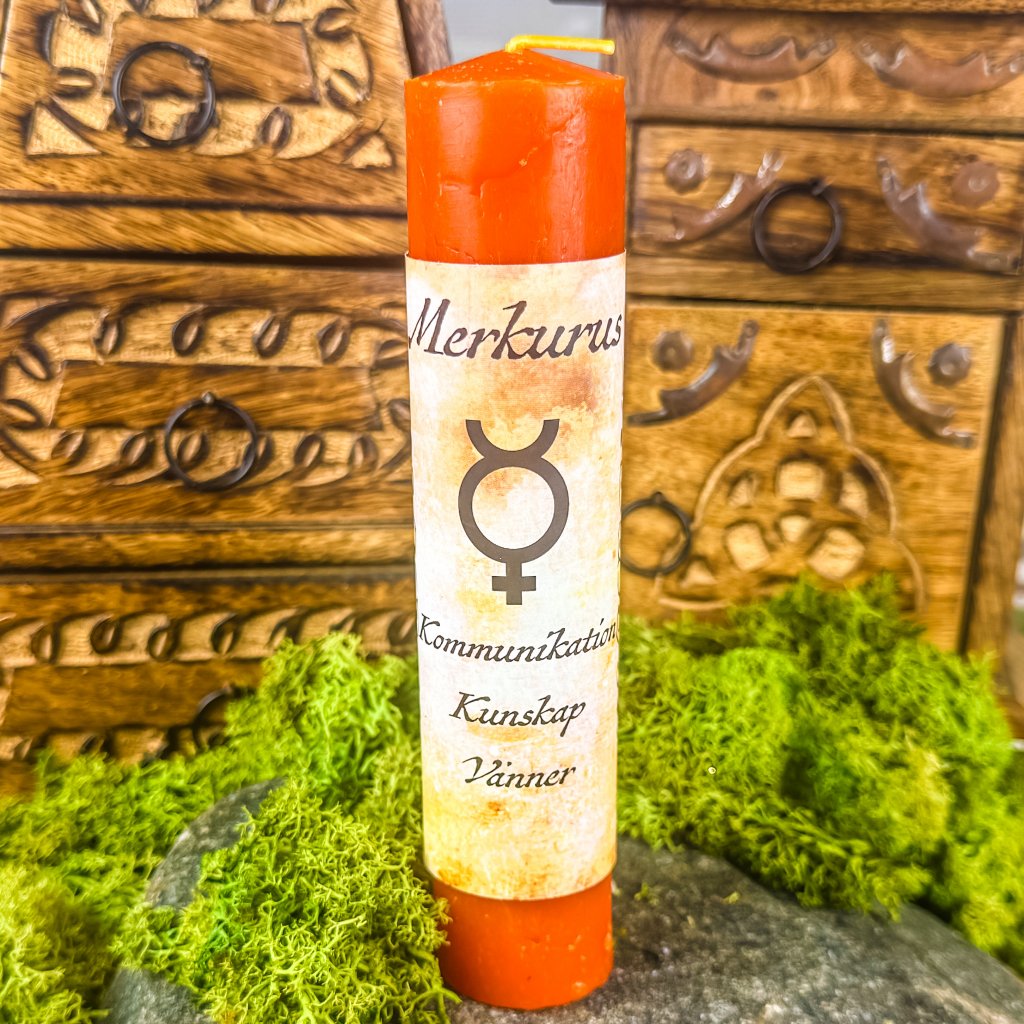 Merkurius - Astrologiskt spell candle