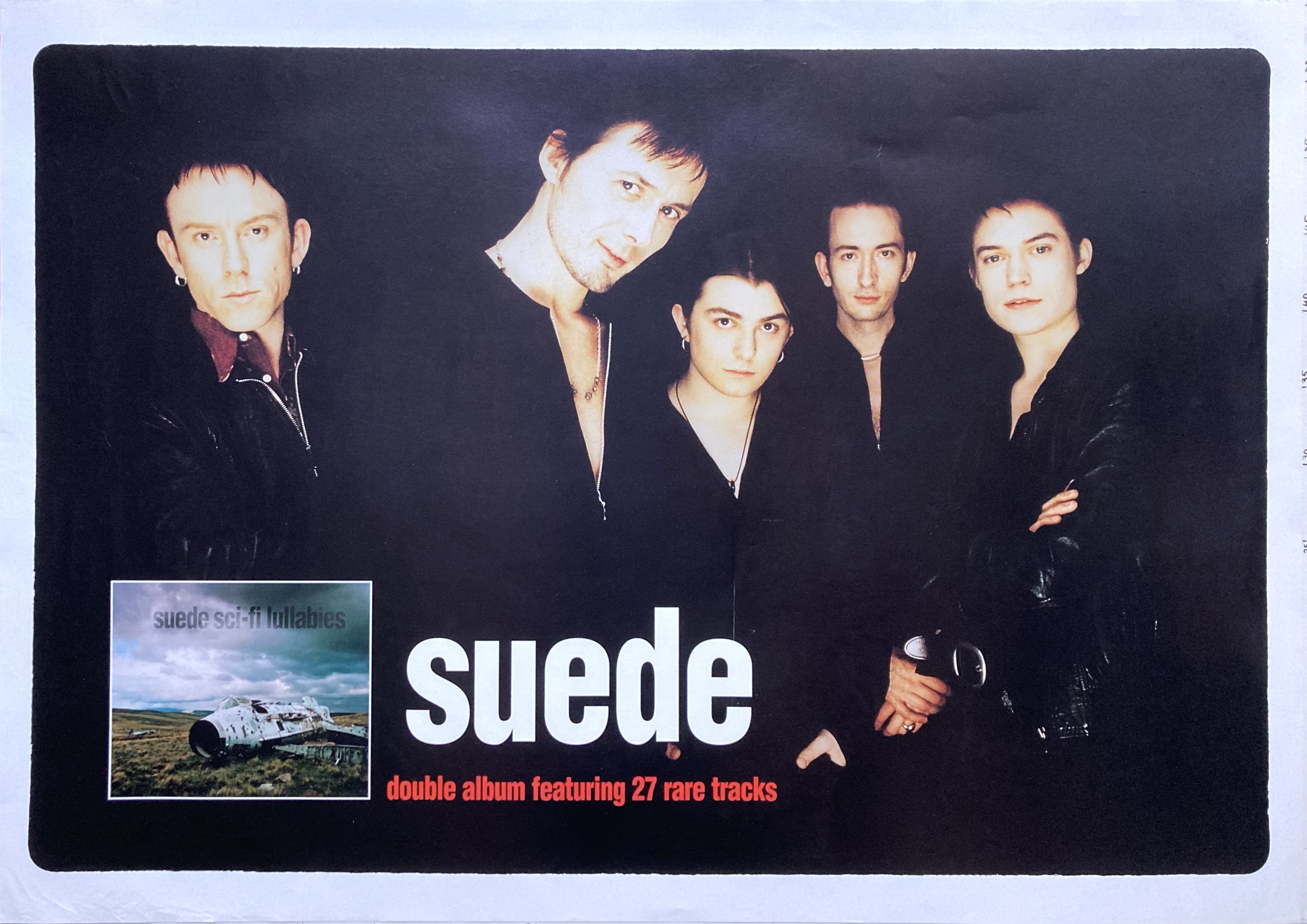 SUEDE - SCi-Fi Lullabies (1997) LP Promoaffisch - 3