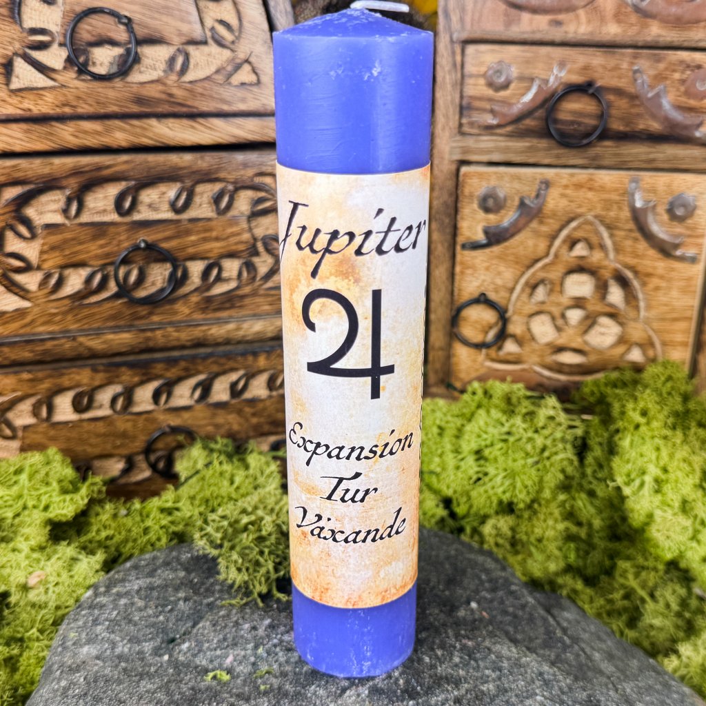 Jupiter - Astrologiskt spell candle