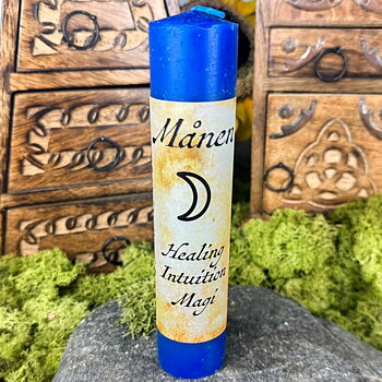 Månen - Astrologiskt spell candle