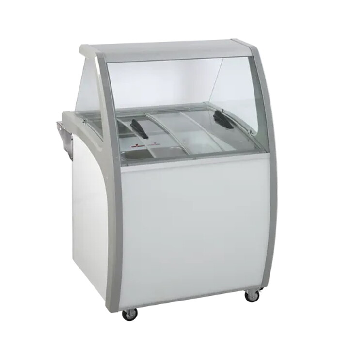 Skopglassfrys SIC4WB, 4 × 5 liter, 4 st. RF Napoli-kantiner ingår