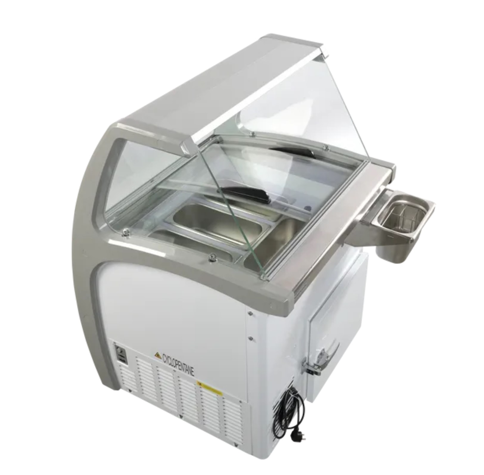 Skopglassfrys SIC4WB, 4 × 5 liter, 4 st. RF Napoli-kantiner ingår - 2