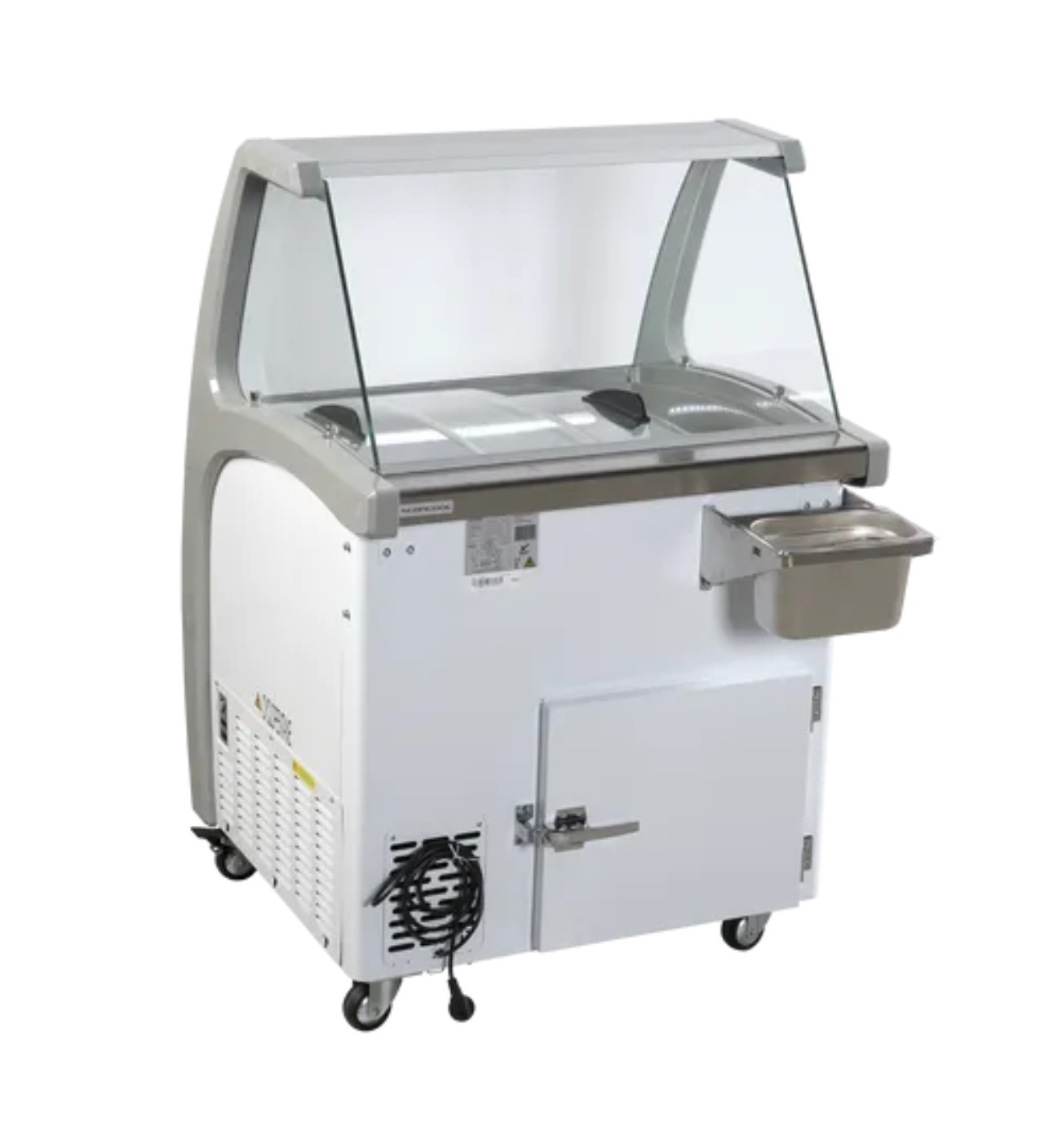 Skopglassfrys SIC4WB, 4 × 5 liter, 4 st. RF Napoli-kantiner ingår - 3