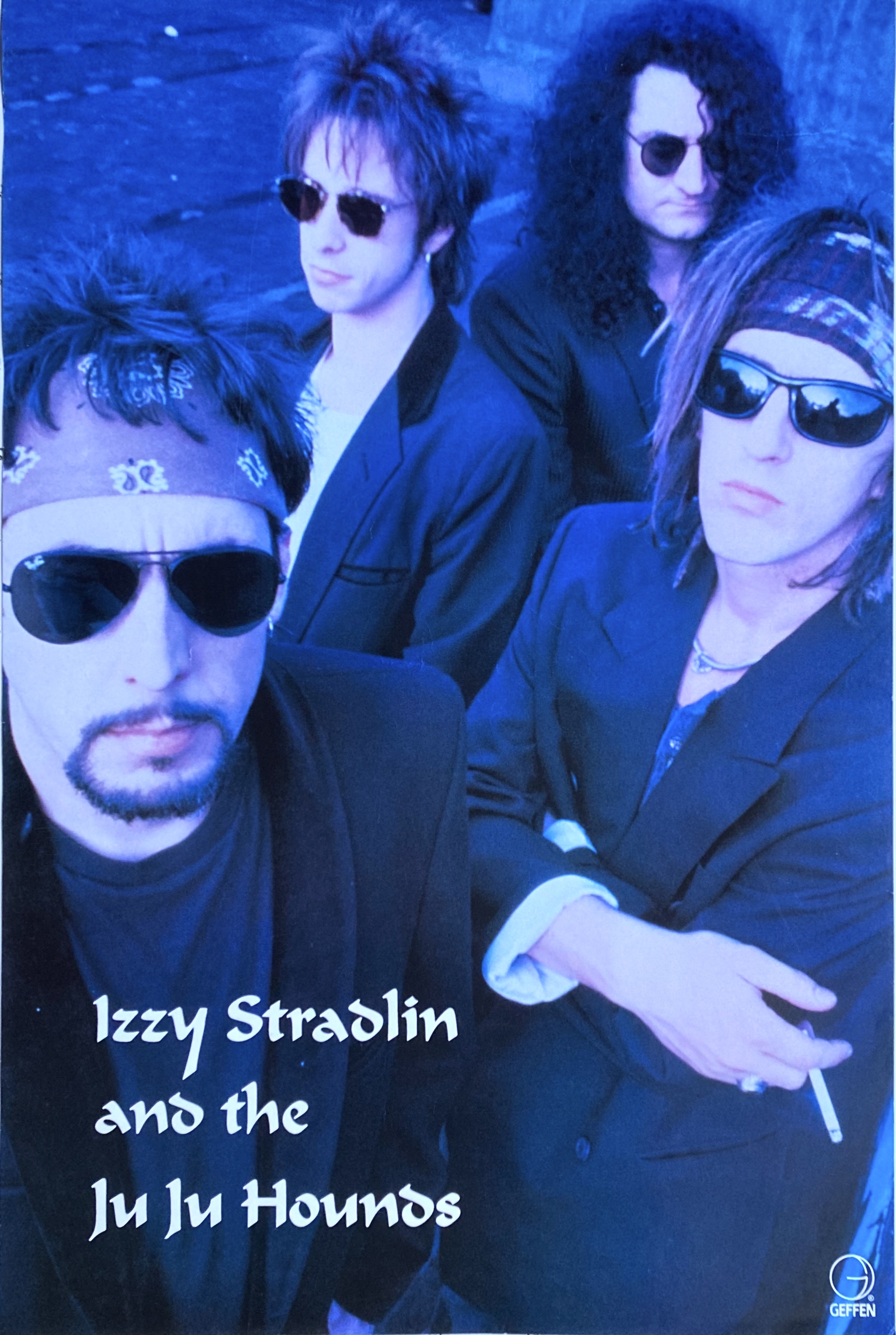 IZZY STRADLIN and the JU JU HOUNDS (1992) LP Promoaffisch - 3