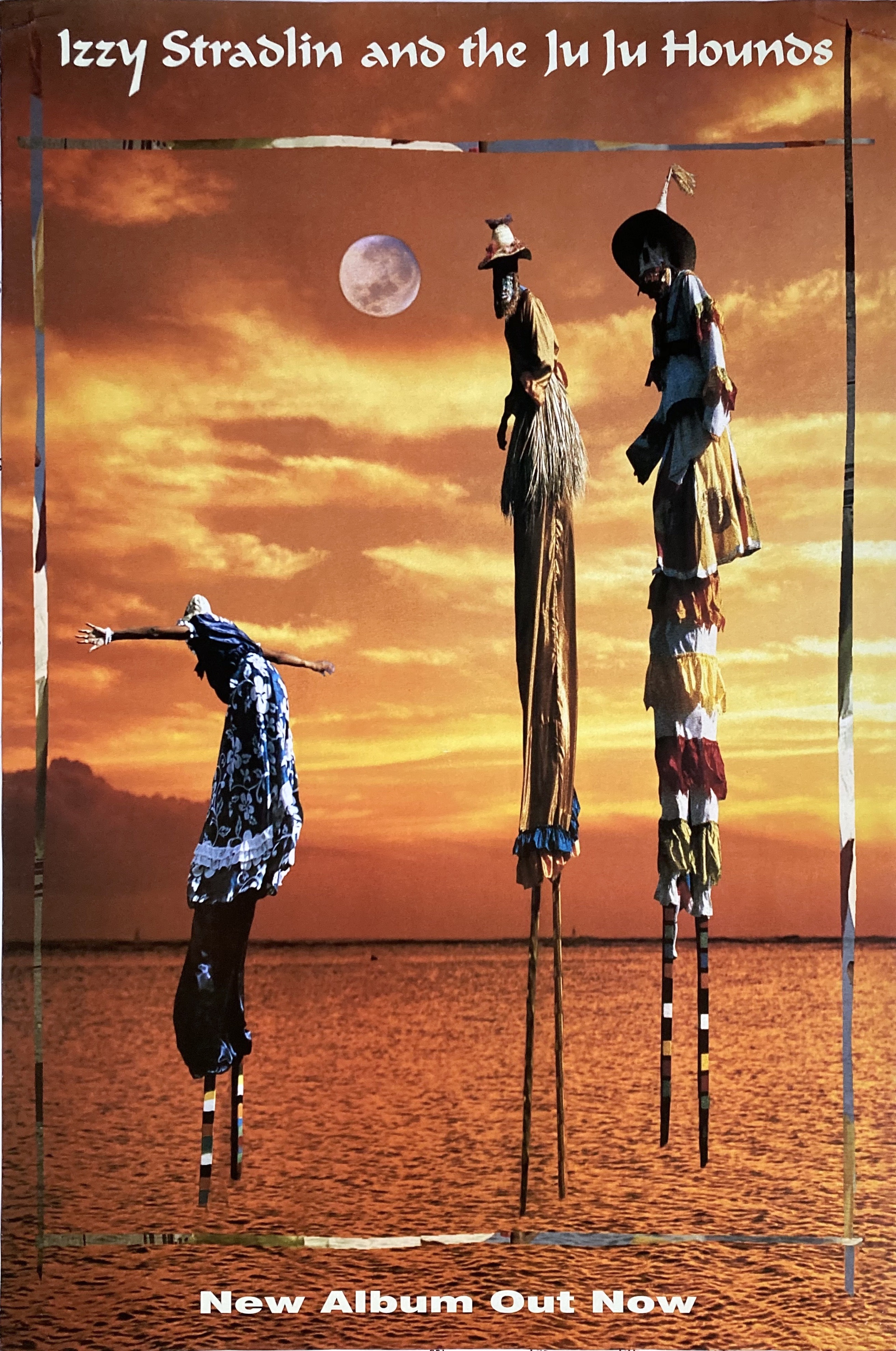 IZZY STRADLIN and the JU JU HOUNDS (1992) LP Promo poster