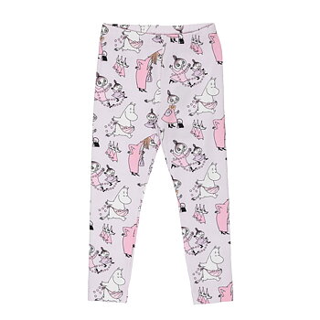 Mumin Barn Leggings - Pärllek Lila