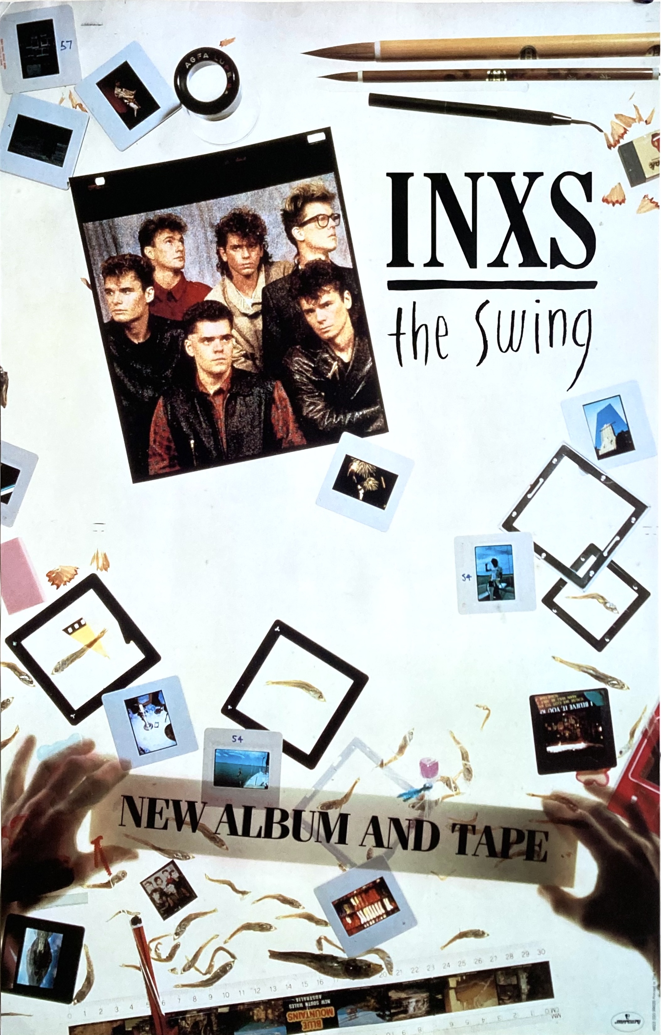 INXS - The swing (1984) LP Promoaffisch - 2
