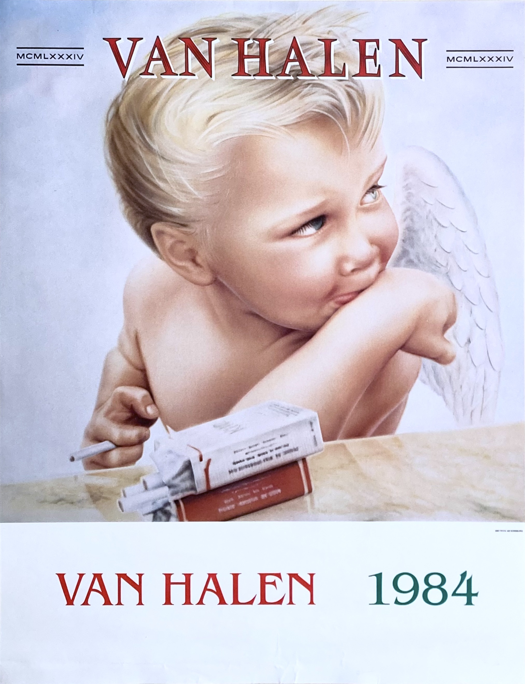 VAN HALEN - MCMLXXXIX (1984) LP Promoaffisch