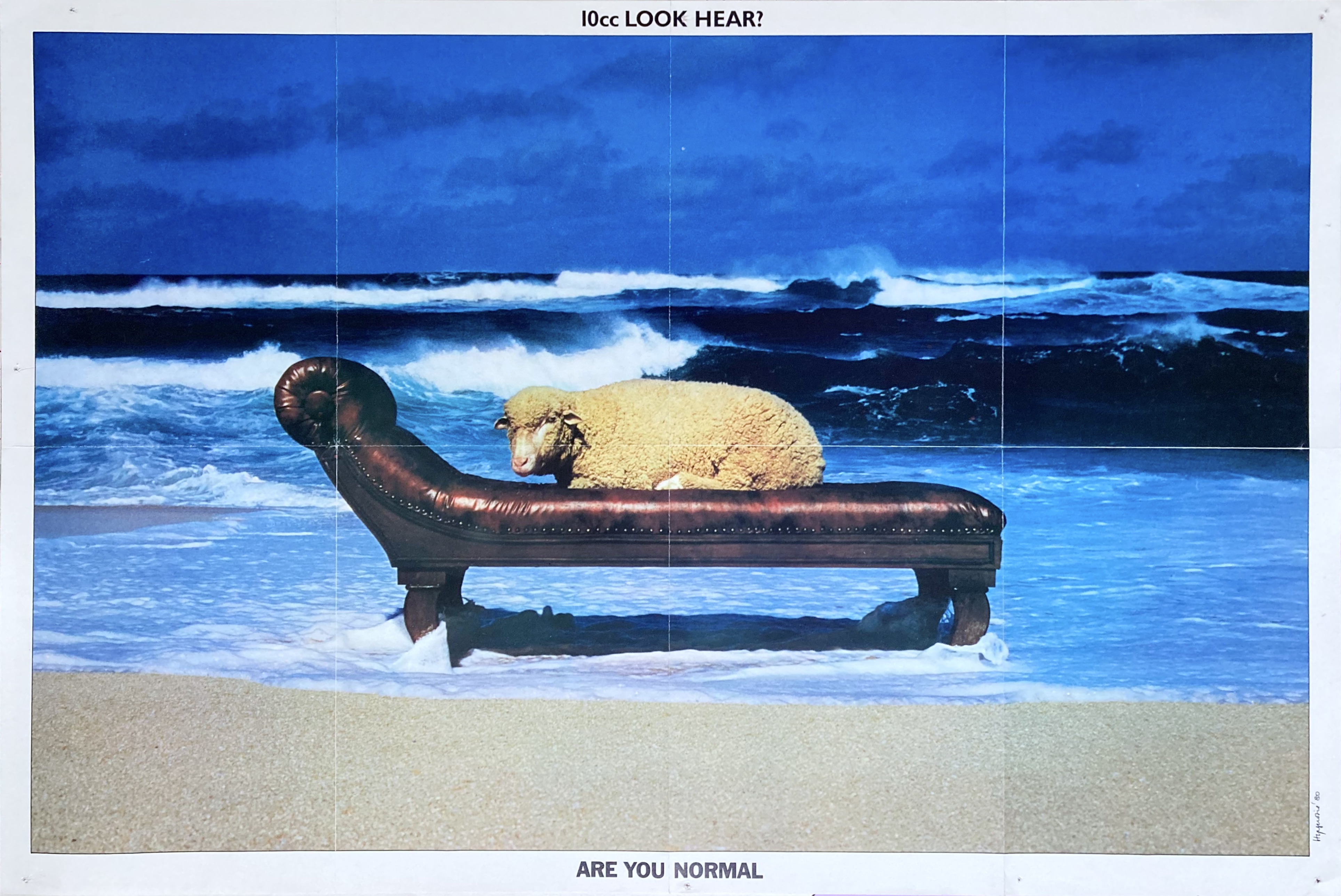 10CC - Look Hear? (1980) LP Promo poster
