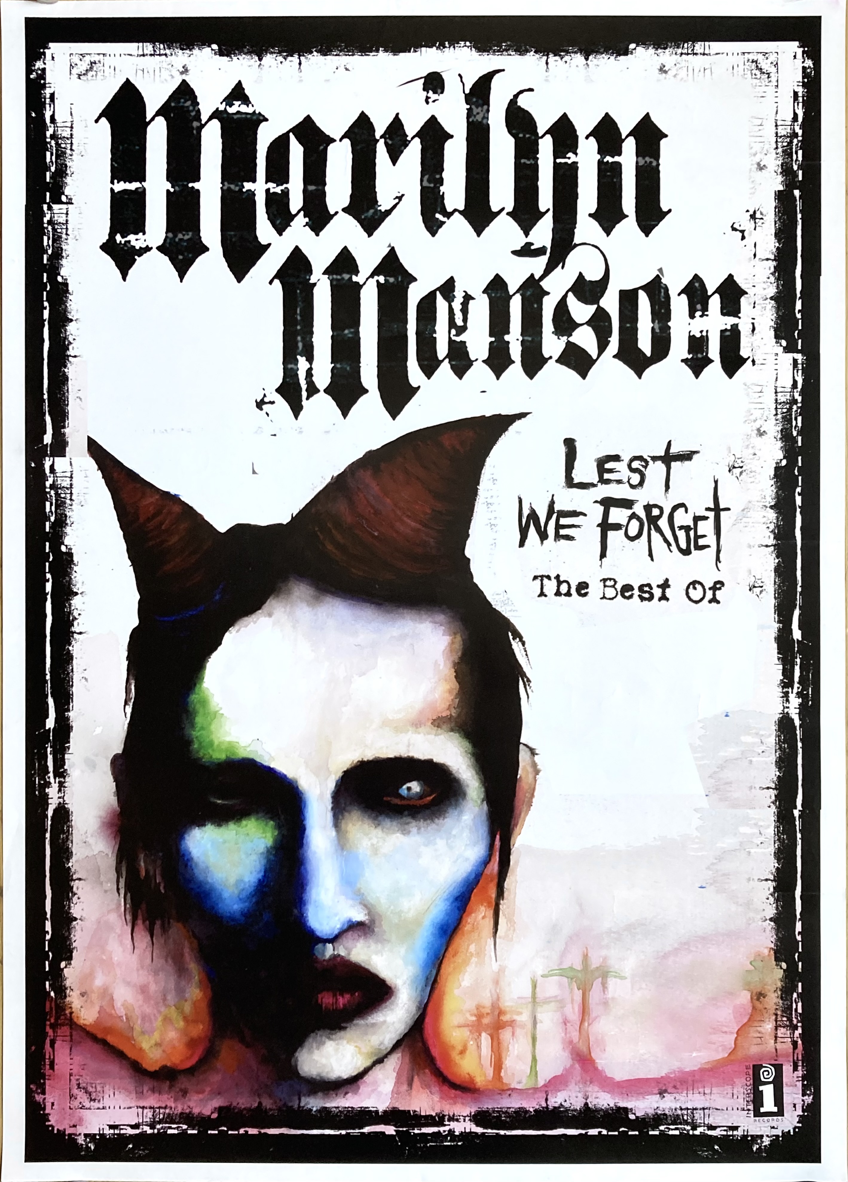 MARILYN MANSON - Lest We Forget (2004) Promoaffisch - 2