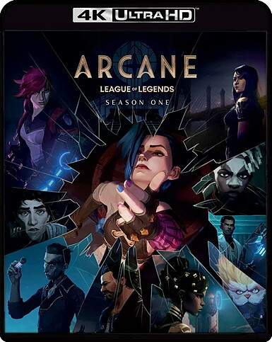 Arcane: League Of Legends - Season One (BLU-RAY 4K ULTRA HD + BLU-RAY)