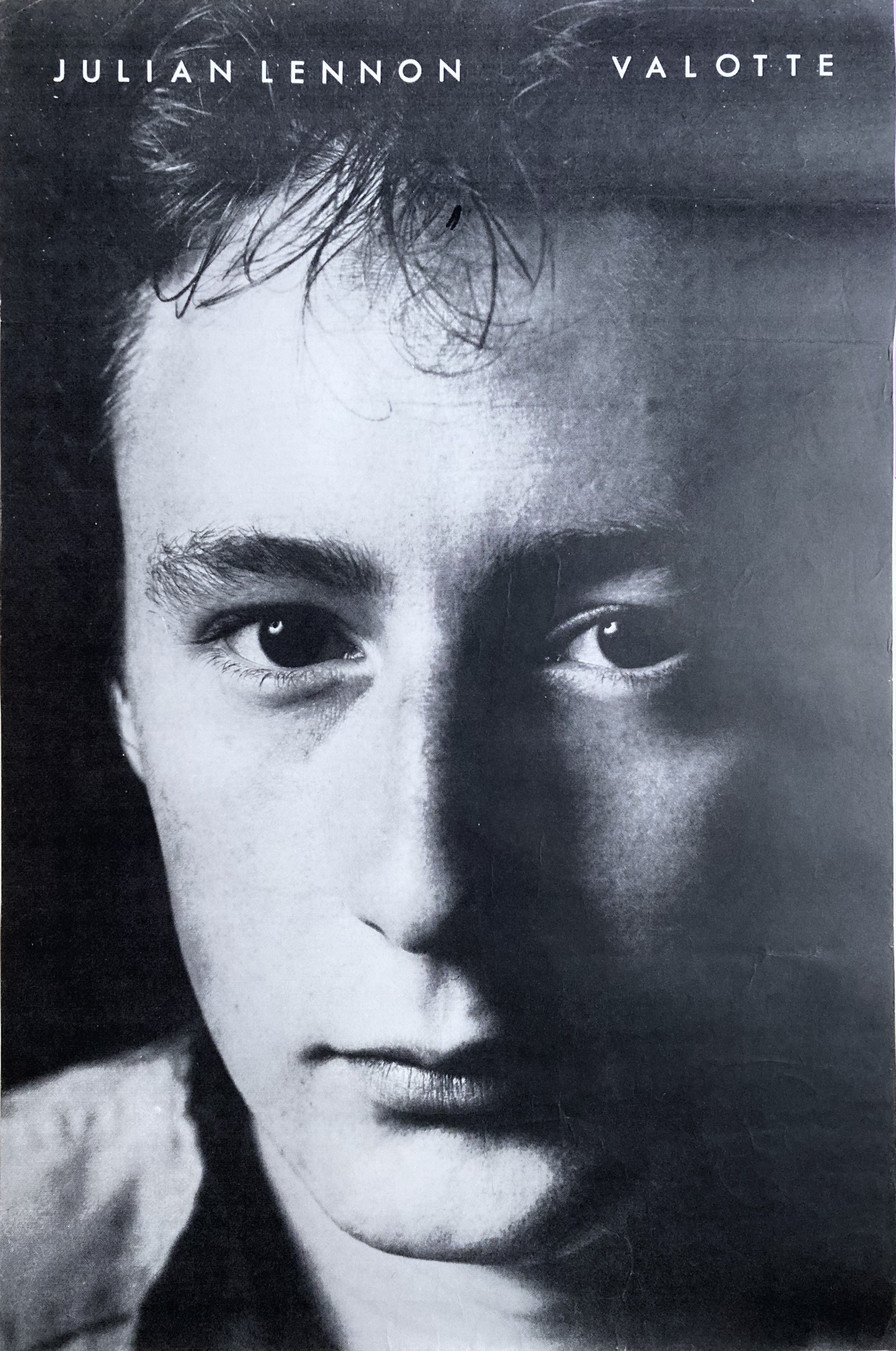 JULIAN LENNON - Valotte (1984) LP Promoaffisch