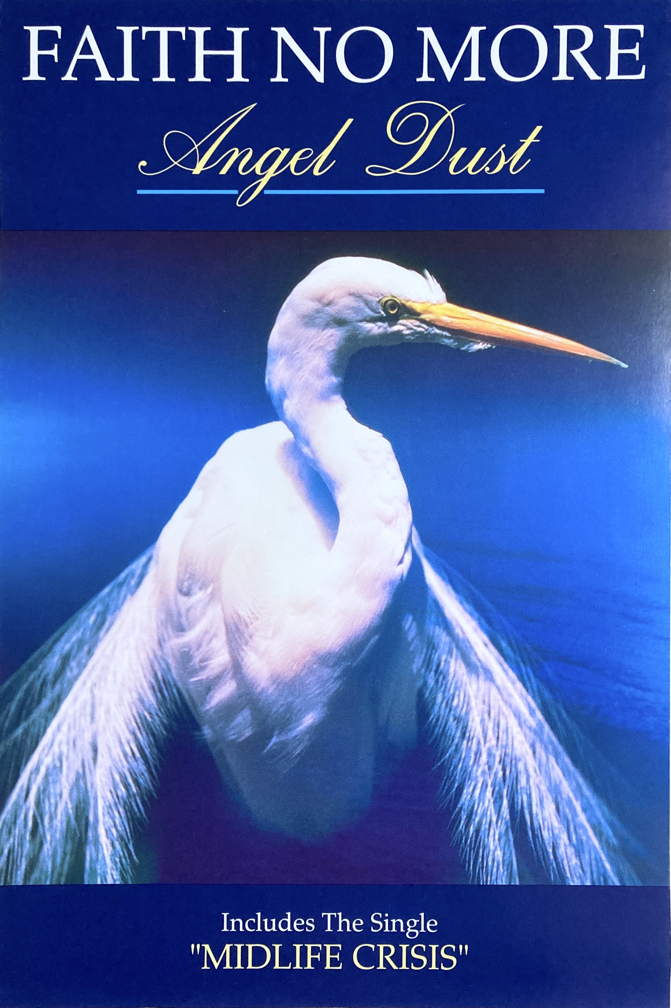 FAITH NO MORE - Angel Dust (1992) LP Promoaffisch - 2