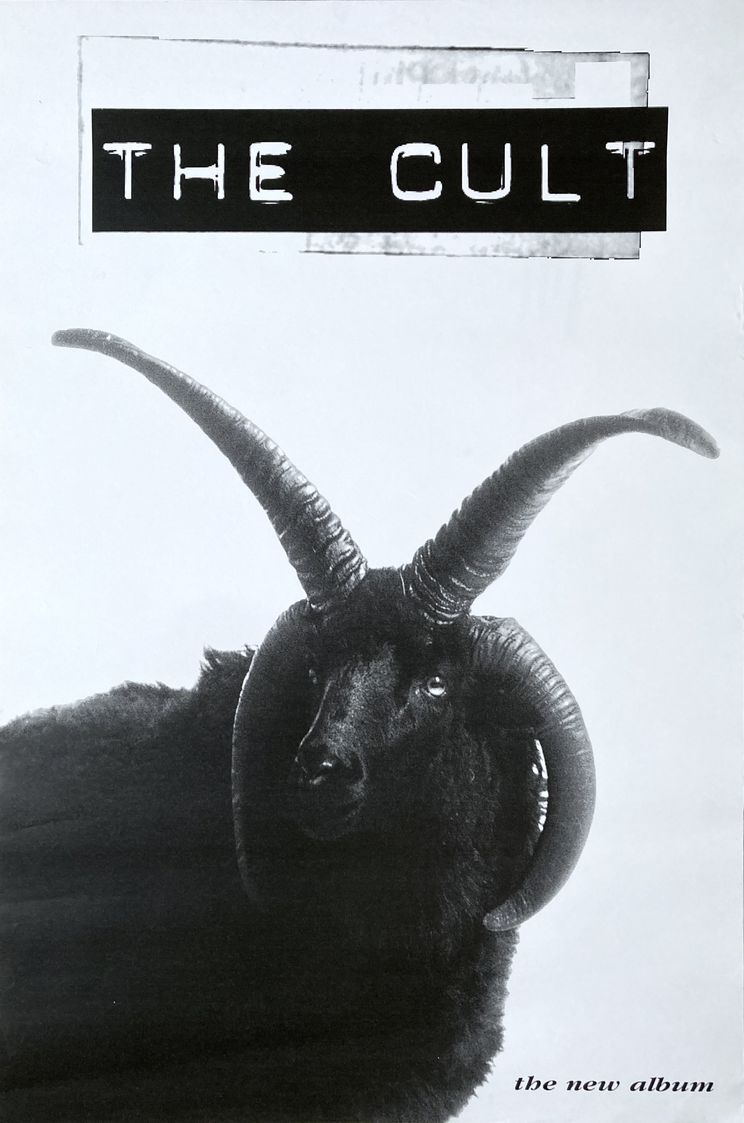 THE CULT - s/t (1994) LP Promoaffisch