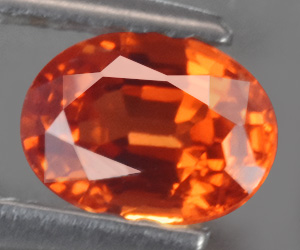 Impresionante piedra preciosa de granate espesartina natural calibrada de 6 x 4 mm de alta calidad de 0,69 ct - 3