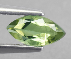 Impresionante piedra preciosa de turmalina verde natural de 0,41 ct - 2