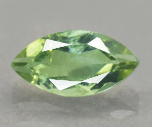 Impresionante piedra preciosa de turmalina verde natural de 0,41 ct - 3