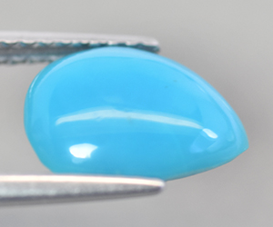 Impresionante piedra preciosa turquesa de Arizona natural sin tratar de 1,86 ct - 4