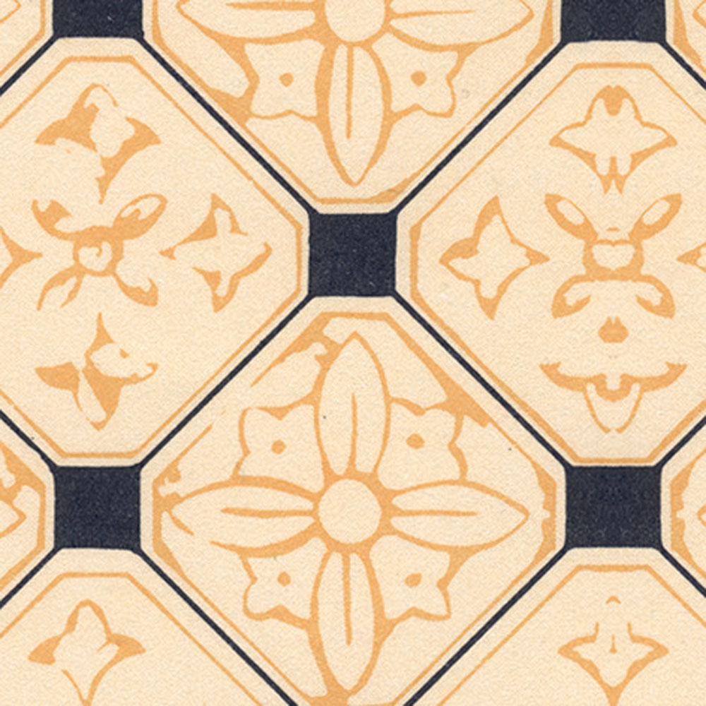 Paper floor or wall tiles