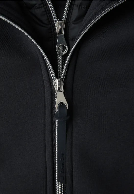 Padded Scuba Coat w. Hoody - Street One - 5