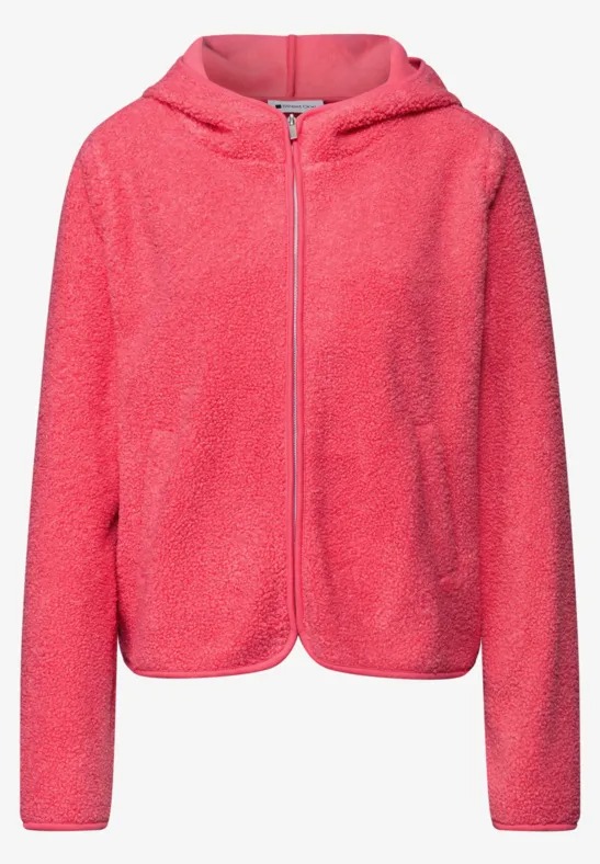 LTD QR Teddy Jacket w. Hoddy - Stl. 42 - Street One - 4