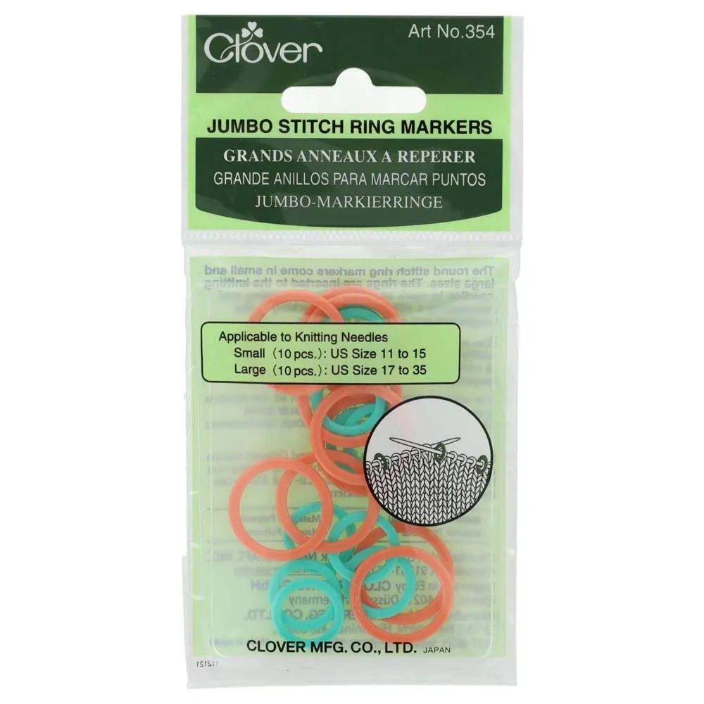 Stickmarkörer Jumbo 20 st Clover 354