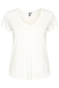 CUpoppy V-neck T-Shirt  Spring Gardenia