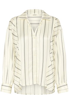 SLMarcela Printed Shirt White W Black