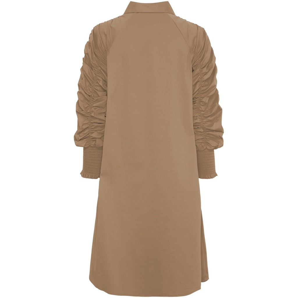 Sigga Deco Dress - Camel - Isay  - 4