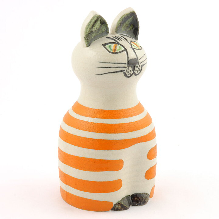 Lisa Larson (Tripp Trapp Trull 1968) Cat Trapp with Orange Stripes 17 cm (6)