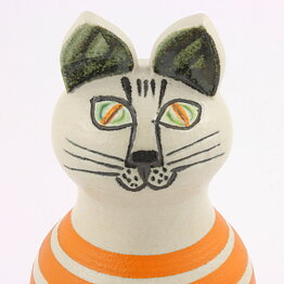 Lisa Larson (Tripp Trapp Trull 1968) Cat Trapp with Orange Stripes 17 cm (6)