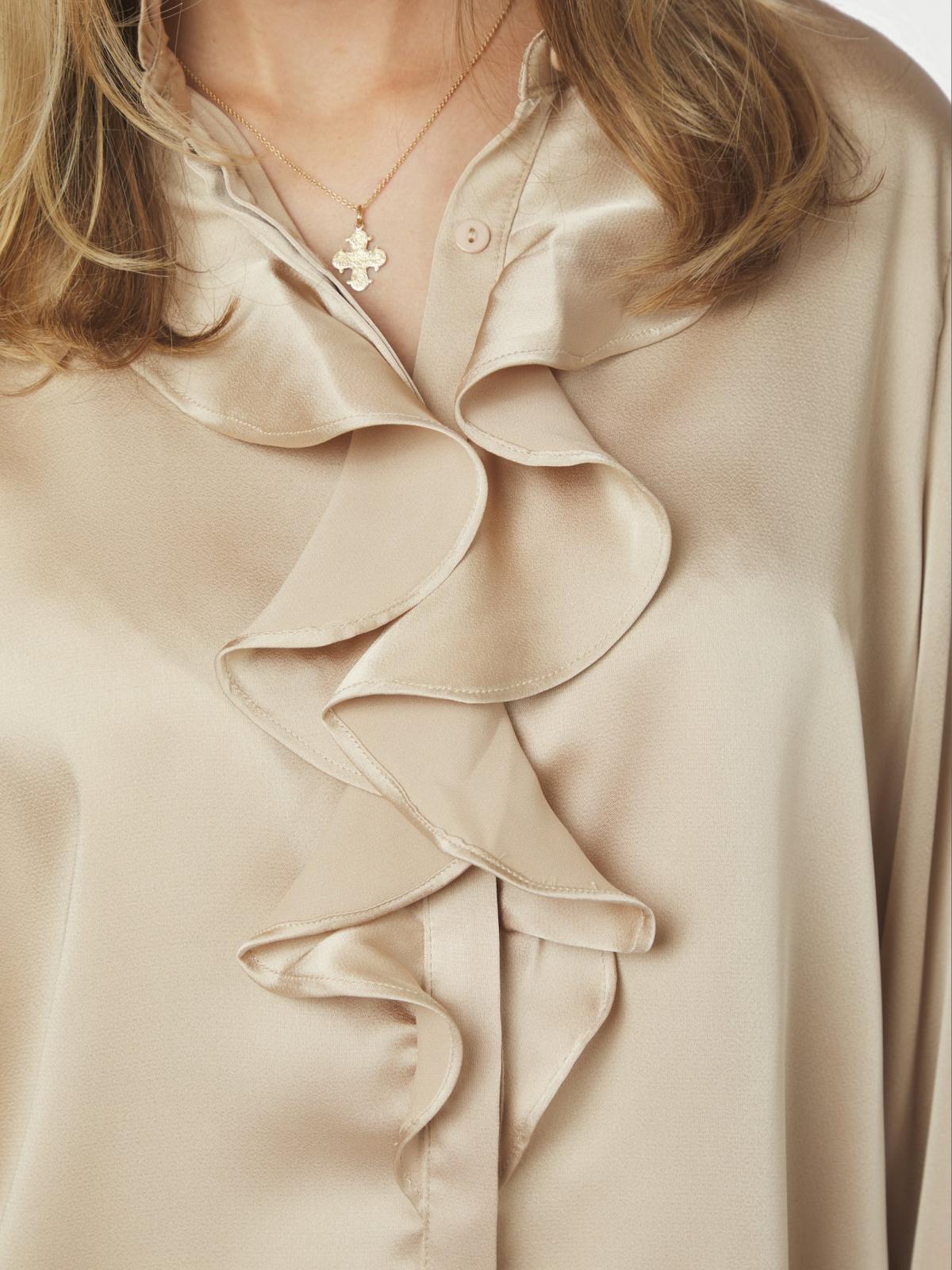 Neo Noir Zamola Blouse, Dark  Sand - 2