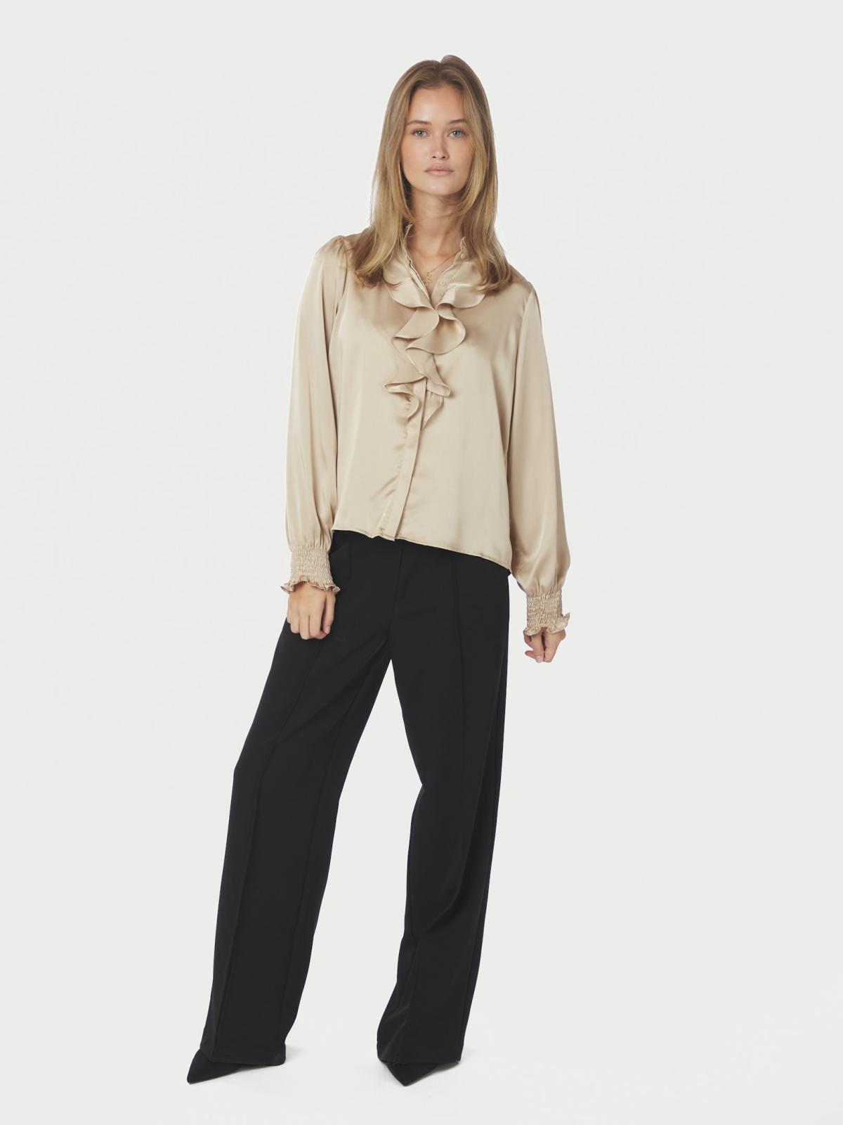Neo Noir Zamola Blouse, Dark  Sand - 4