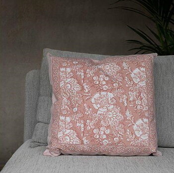 Kuddfodral Provence rosa dimrosa shabby chic lantlig stil Gårdsromantik