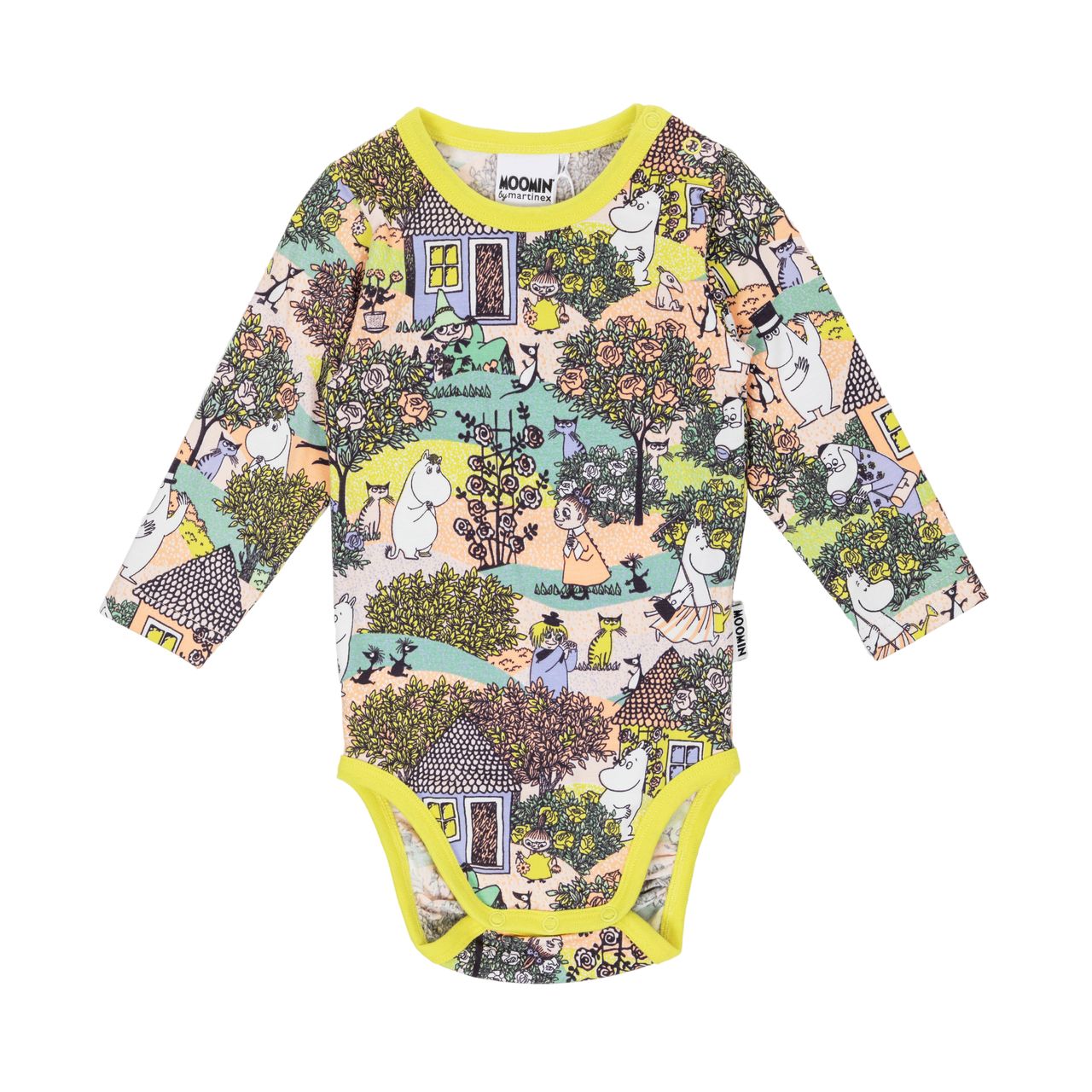 Moomin Baby Body - Rosdalen Yellow
