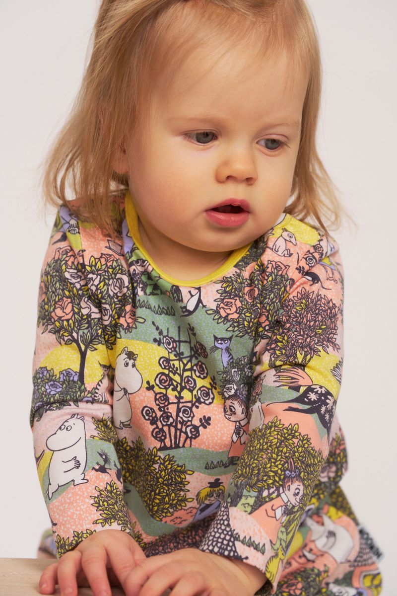 Moomin Baby Dress - Rosdalen Yellow - 3
